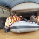Bantu Penanggulangan Bencana Banjir, Pasukan Gegana Brimob menurunkan Tim Search and Rescue (SAR)