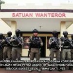 KOMANDAN SATUAN WANTEROR BESERTA JAJARAN MENGUCAPKAN  SELAMAT MEMPERINGATI 25 THN PENGABDIAN AKABRI 95