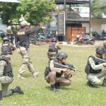 Tingkatkan Kemampuan, Pasukan Gegana Gelar Latihan Kemampuan Gegana