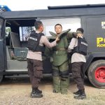 Subden 4 Detasemen Gegana Amankan Temuan Benda yang di duga BOM di Desa Tangga Baru Bima