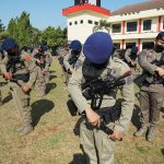 Latihan PBB Bersenjata Secara Rutin Guna untuk Meningkatkan Disiplin Personil Pasukan Gegana