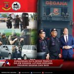 KUNJUNGAN DUTA BESAR PRANCIS DI MAKO BRIMOB