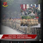 UPACARA TRADISI PENERIMAAN BINTARA DAN TAMTAMA REMAJA T.A 2023